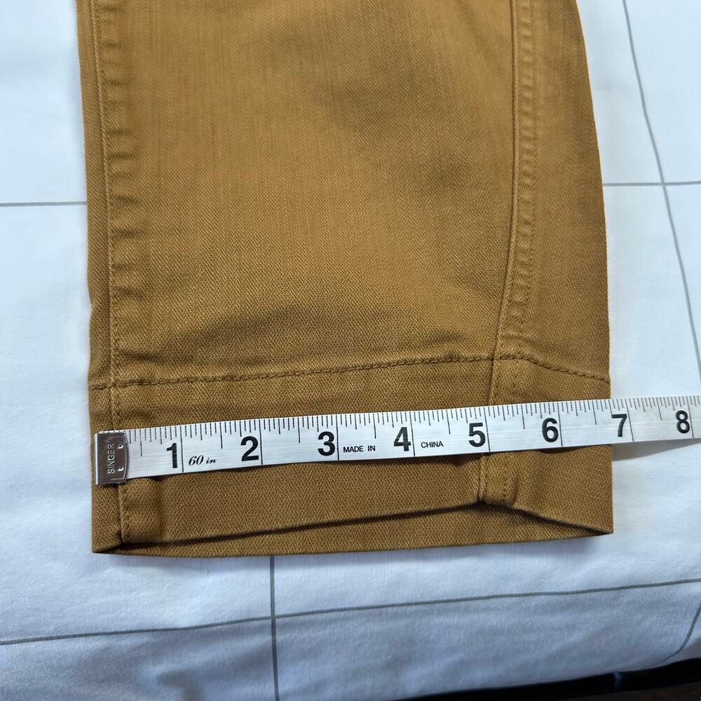 Gap Pants Womens 6 Bronze Brown Barrel Khaki Utility Cotton Blend High Rise - Picture 12 of 12